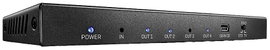 LINDY 38236 4 port HDMI elosztó 3840 x 2160 pixel Fekete