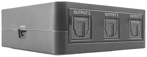 LINDY 70480 3 port Toslink elosztó Fekete