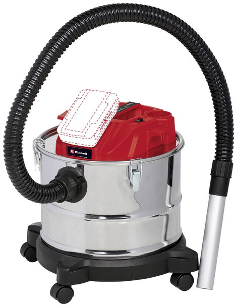 Einhell TE-AV 18/15 Li C-Solo 2351700 Hamu szívó 15 l Akku nélkül, töltő nélkül