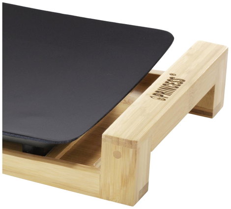 Princess 103026 Teppan Yaki asztali grill Elektromos Fekete, Bambusz 4. kép