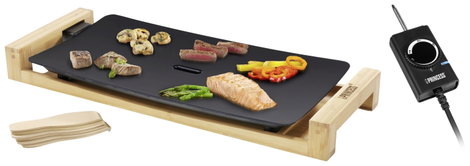 Princess 103026 Teppan Yaki asztali grill Elektromos Fekete, Bambusz 7. kép