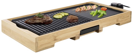 Tristar BP-2641 Asztali grill Elektromos Bambusz, Fekete 2. kép