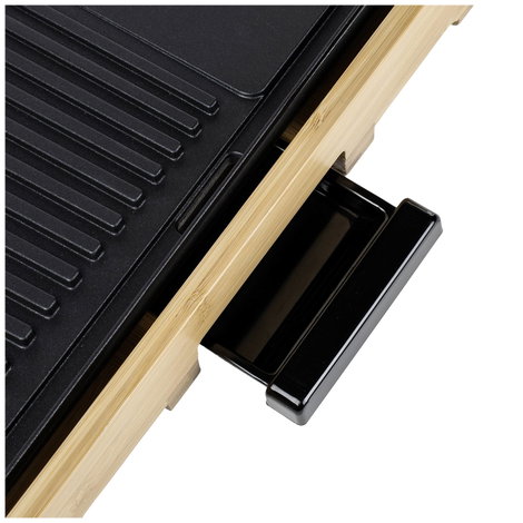 Tristar BP-2641 Asztali grill Elektromos Bambusz, Fekete 3. kép