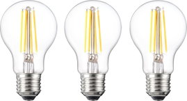Sygonix SY-4945176 LED EEK E (A - G) E27 6.5 W = 60 W Melegfehér (Ø x Ma) 60 mm x 105 mm Szál, Nem d