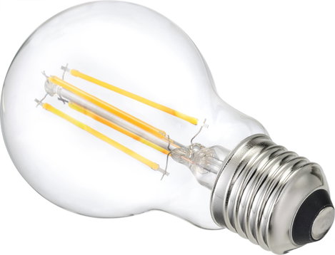 Sygonix SY-4945176 LED EEK E (A - G) E27 6.5 W = 60 W Melegfehér (Ø x Ma) 60 mm x 105 mm Szál, Nem d 2. kép