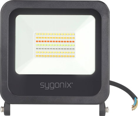 LED-es kültéri fényszóró, SMD LED 45 W EEK: F, fekete, Sygonix SY-4782322 3. kép