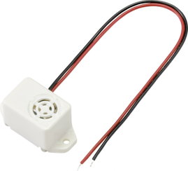 TRU COMPONENTS TC-9201564 Mini zümmer Zajkibocsátás: 75 dB Feszültség: 9 V Tartós hangjel 1 db