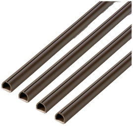 Öntapadós kábelcsatorna 1 m x 5,5 mm x 5 mm, barna, 4 db, Cablefix 2200-42