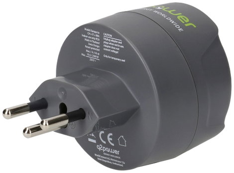 Q2 Power q2-1.200130-TH Úti adapter 2. kép