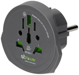 Q2 Power q2-1.100100-TH Úti adapter