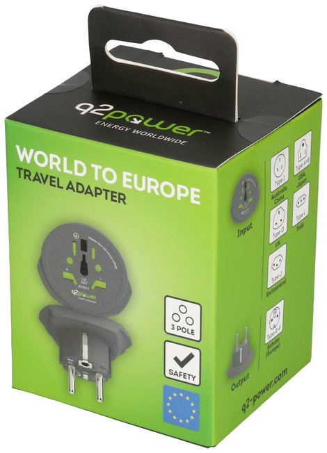 Q2 Power q2-1.100100-TH Úti adapter 3. kép