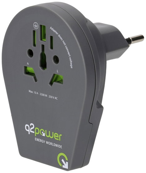 Q2 Power q2-1-1.00200-TH Úti adapter