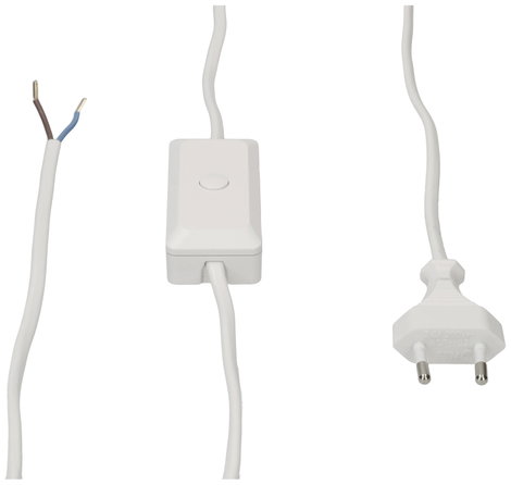 Max Hauri AG Max Hauri Zsinóros dimmer univerzális Fehér Kapcsolási teljesítmény (max.) 100 W 1 db 2. kép