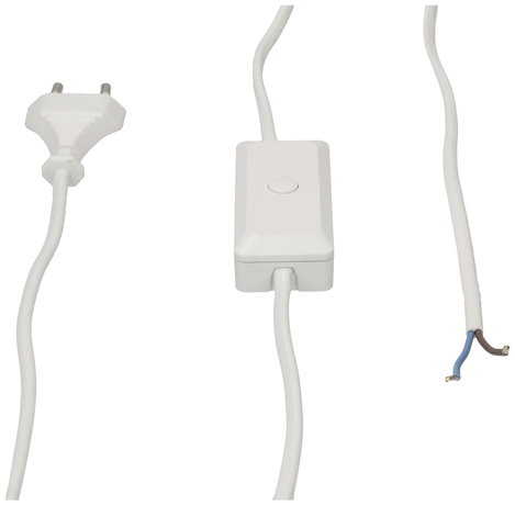 Max Hauri AG Max Hauri Zsinóros dimmer univerzális Fehér Kapcsolási teljesítmény (max.) 100 W 1 db 4. kép