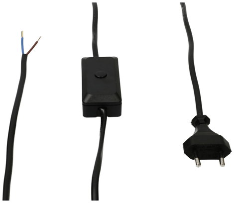 Max Hauri AG Max Hauri Zsinóros dimmer univerzális Fekete Kapcsolási teljesítmény (max.) 100 W 1 db 2. kép
