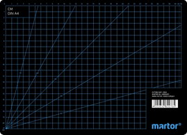 Martor Vágószőnyeg (H x Sz) 320 mm x 230 mm Fekete 1 db
