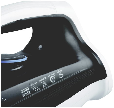Silva Homeline DB 2201 Gőzölős vasaló Sötétszürke, Fehér, Kék 2200 W 2. kép