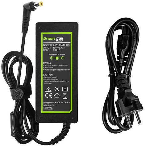 Green Cell AD01P Notebook tápegység 65 W 19 V 3.42 A