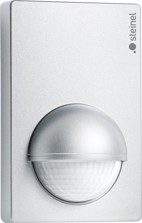 Kültéri mozgásérzékelő, relés, 180°, ezüst, IP54, Steinel 603618