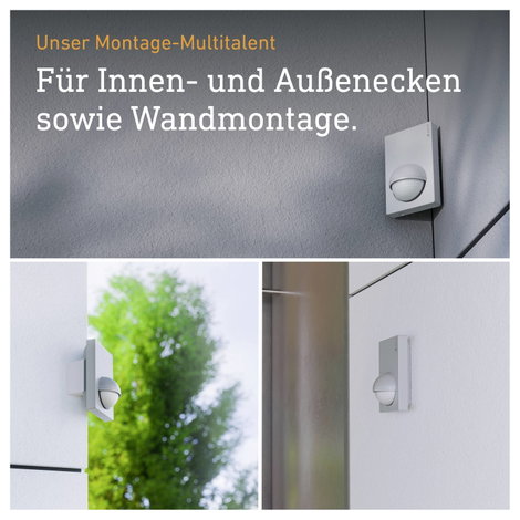 Kültéri mozgásérzékelő, relés, 180°, ezüst, IP54, Steinel 603618 4. kép