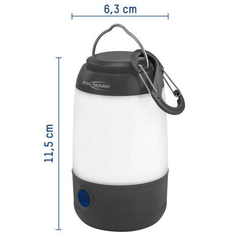 Ansmann Mini Camping Lantern LED Kemping lámpa Elemekről üzemeltetett 70 lm 120 g 6. kép