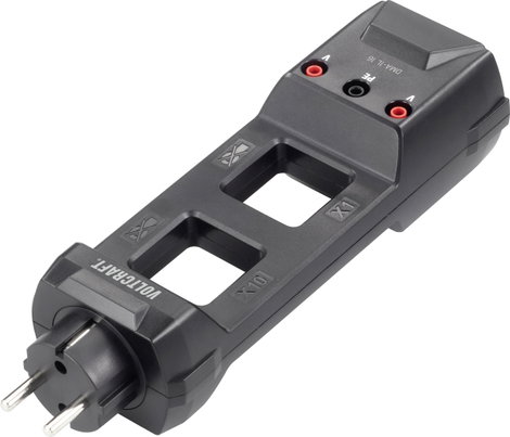 VOLTCRAFT DMA-1L 16 Adapterdugó - Sötétszürke