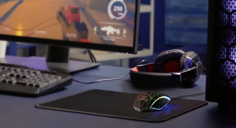 Renkforce RF-GM-120 Gamer egér USB Optikai Fekete 6 Gombok 3600 dpi Világít 5. kép