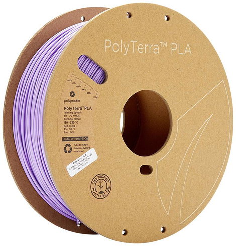 Polymaker 70852 PolyTerra PLA 3D nyomtatószál PLA műanyag alacsonyabb műanyag tartalom 1.75 mm 1000