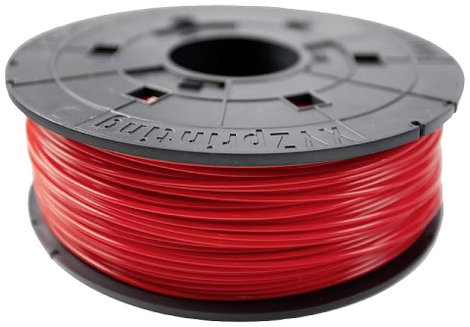 XYZprinting RFPLKXEU01G Antibacterial 3D nyomtatószál PLA műanyag, PLA Compound 1.75 mm 600 g Piros