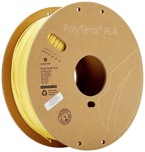 Polymaker 70865 PolyTerra PLA 3D nyomtatószál PLA műanyag alacsonyabb műanyag tartalom 1.75 mm 1000
