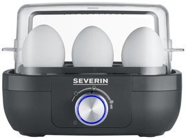 Severin EK 3166 Tojásfőző BPA mentes, Mérőpohárral, Tojáskiszúróval Fekete