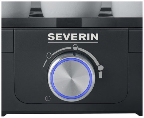 Severin EK 3166 Tojásfőző BPA mentes, Mérőpohárral, Tojáskiszúróval Fekete 4. kép