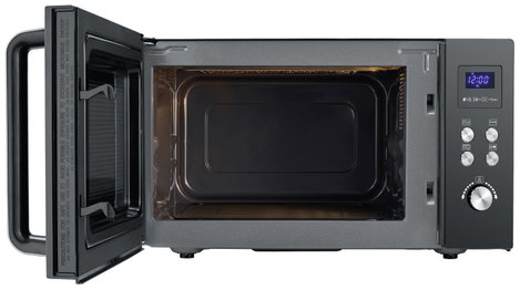 Severin MW 7763 Mikrohullámú sütő Fekete, Nemesacél 900 W Grillező funkció 4. kép