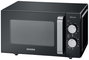 Severin MW 7762 Mikrohullámú sütő Fekete, Nemesacél 800 W Grillező funkció 4. bélyegkép