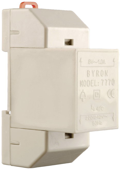 Byron 00.640.99 Kaputelefon tartozék Kalapsín transzformátor Fehér