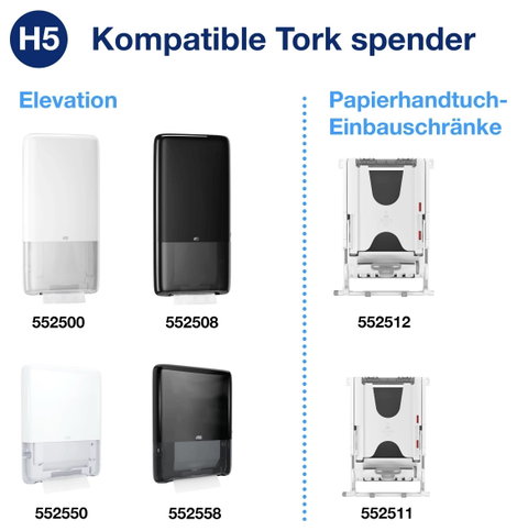 TORK 100585 PeakServe® Papír kéztörlők Fehér 4920 db 9. kép