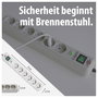 Túlfeszültség ellen védett elosztó, 6 részes, kapcsolóval, Brennenstuhl 1159700015 6. bélyegkép