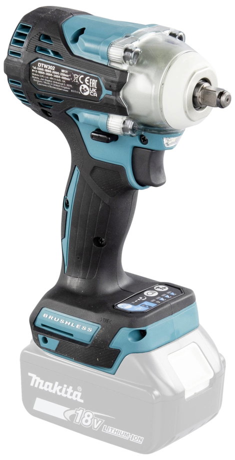 Makita DTW302Z Akkus ütvecsavarozó 18 V Vele szállított akkuk száma 0 Lítiumion akku nélkül 7. kép