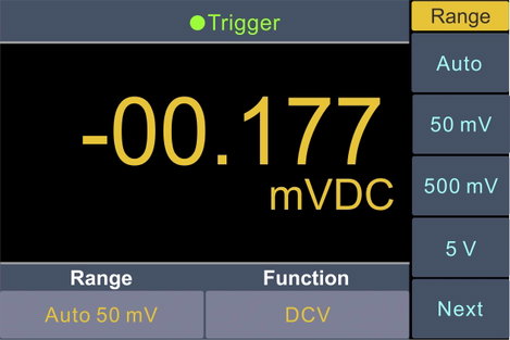 VOLTCRAFT VC-7055BT ISO Asztali multiméter Kalibrált (ISO) digitális Adatgyűjtő CAT I 1000 V, CAT II 15. kép
