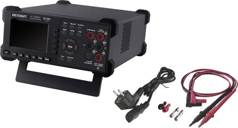 VOLTCRAFT VC-7055BT ISO Asztali multiméter Kalibrált (ISO) digitális Adatgyűjtő CAT I 1000 V, CAT II 4. kép