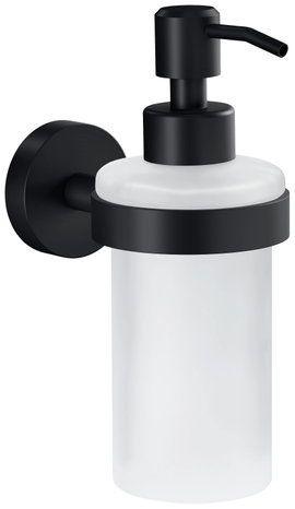 tesa MOON BLACK 40565-00000-00 Szappanadagoló 200 ml Fekete (matt), Üveg (selymes)