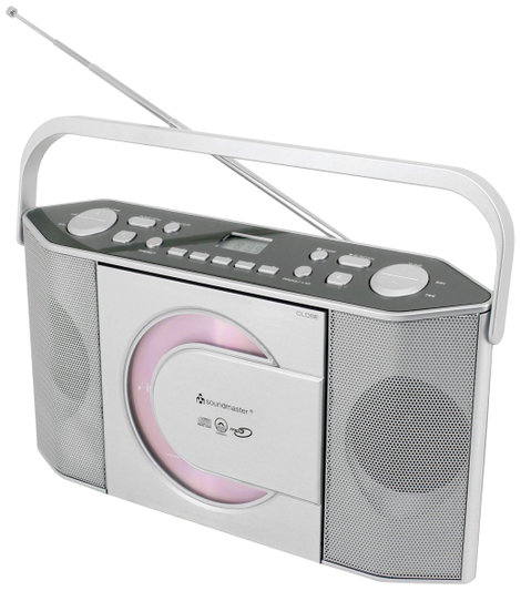 soundmaster RCD1755SI CD-s rádió URH CD Ezüst
