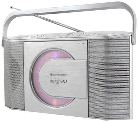 soundmaster RCD1755SI CD-s rádió URH CD Ezüst 4. kép