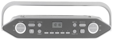 soundmaster RCD1755SI CD-s rádió URH CD Ezüst 5. kép