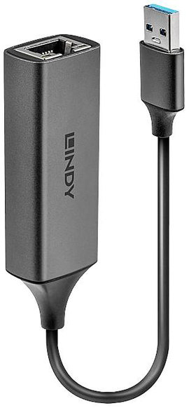LINDY USB 3.0 Gigabit Ethernet Converter Hálózati adapter 5 GBit/s USB 3.2 (1. generáció) (USB 3.0),