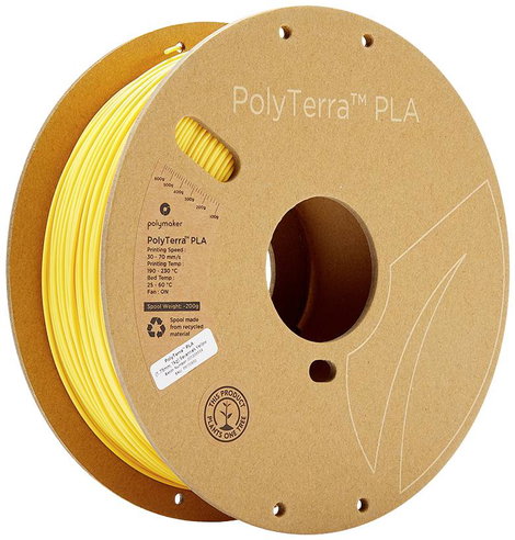 Polymaker 70850 PolyTerra PLA 3D nyomtatószál PLA műanyag alacsonyabb műanyag tartalom 1.75 mm 1000