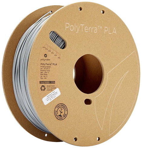 Polymaker 70824 PolyTerra PLA 3D nyomtatószál PLA műanyag alacsonyabb műanyag tartalom 1.75 mm 1000