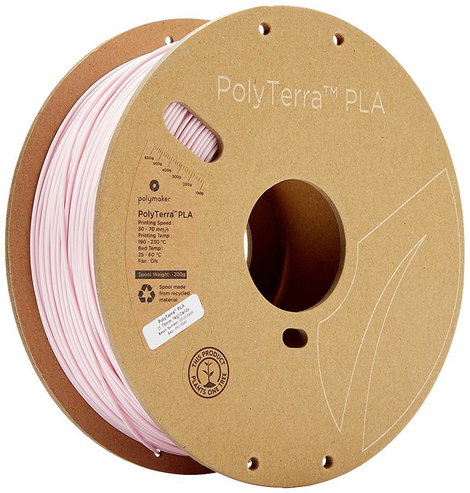 Polymaker 70867 PolyTerra PLA 3D nyomtatószál PLA műanyag alacsonyabb műanyag tartalom 1.75 mm 1000