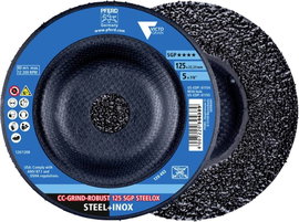 PFERD 64195126 CC-GRIND-ROBUST 125 SGP STEELOX Csiszolókorong Ø 125 mm Furat átmérő 22.23 mm 10 db