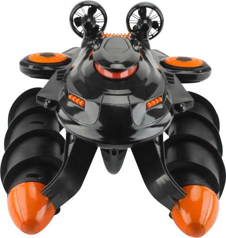 Kétéltű RC modell 340 mm RtR, Amphibious Black Rocket 12. kép
